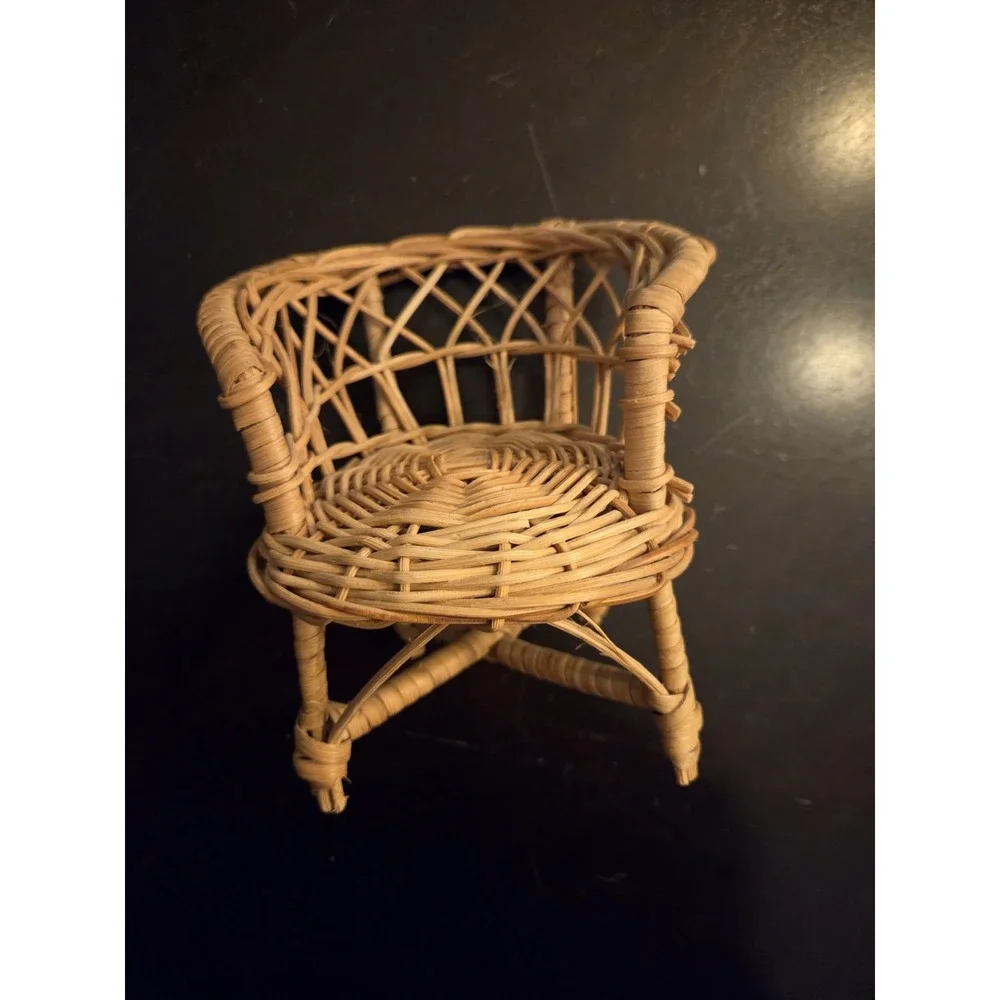 Vintage Wicker‎ Dollhouse Furniture 5